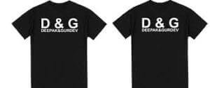 D & G - top tshirt brand in the world