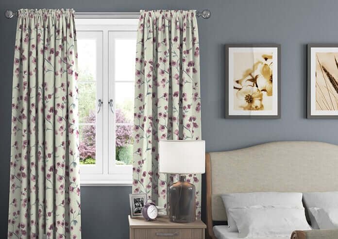 Which fabric is used for curtains?