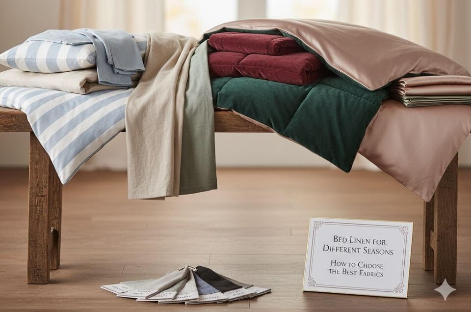 Bed Linen for Different Seasons: How to Choose the Best Fabrics